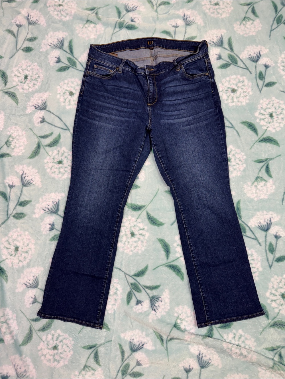 Kut from the Kloth Dark Blue Bootcut Jeans